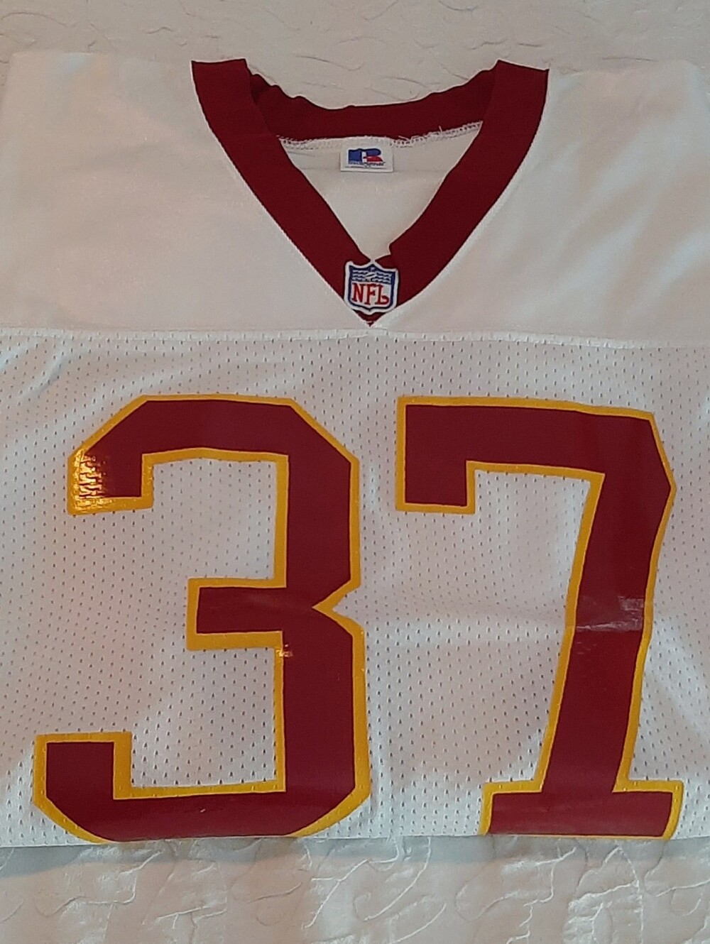 Russell Athletic Pro Line Vintage 90s Washington Redskins #37 Pat Fischer Jersey